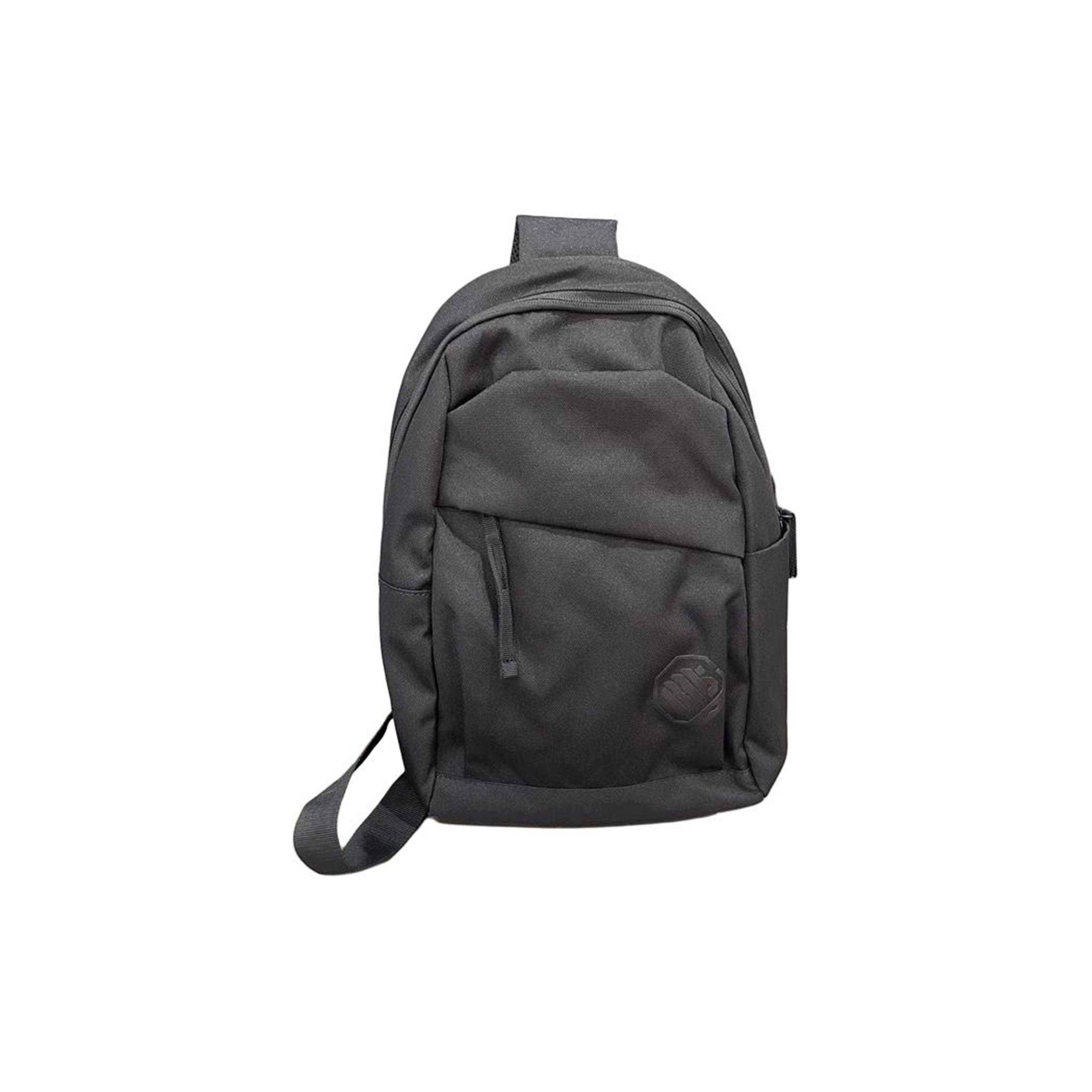 Li-Ning Casual Zipper Closure Polyester Single Shoulder Crossbody Chest Bag Unisex bags Black ABDT391-1 Black