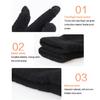 Full Gloves Winter Warm Touchscreen Thermal Solid Color Women Men Flexible Outdoor Thick Mittens Elastic Wristband