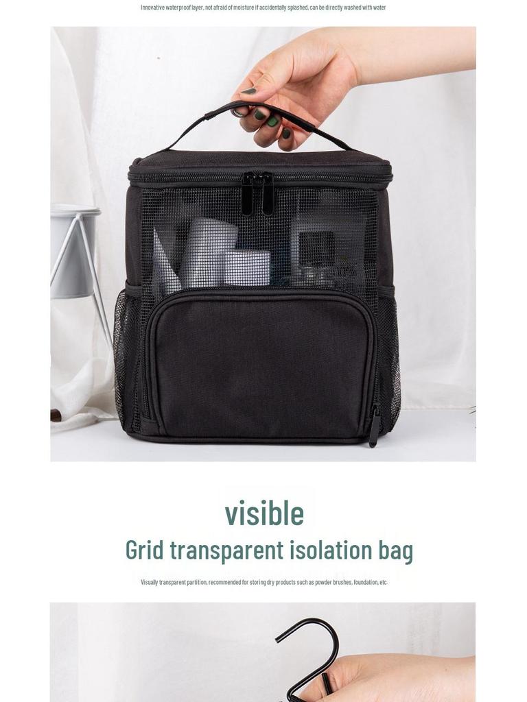 Unisex Portable Hanging Toiletry Bag – Large Capacity Travel Wash Storage Bag