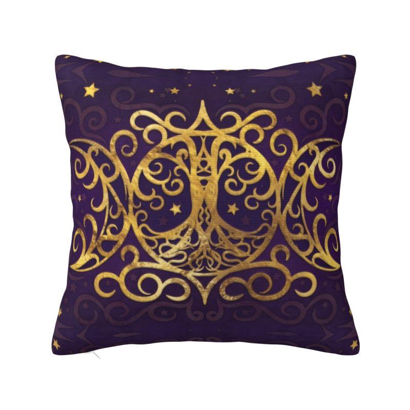 Major Arcana Tarot Astrology Chart Modern Pillow Cover Home Decorative Goth Zodiac Witch Magic Car Cushion