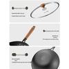 COOKER KING 28cm Rust-Resistant Titanium Wrought Iron Wok