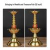 Retro Pure Copper Candlestick for Spring Festival or Weddings