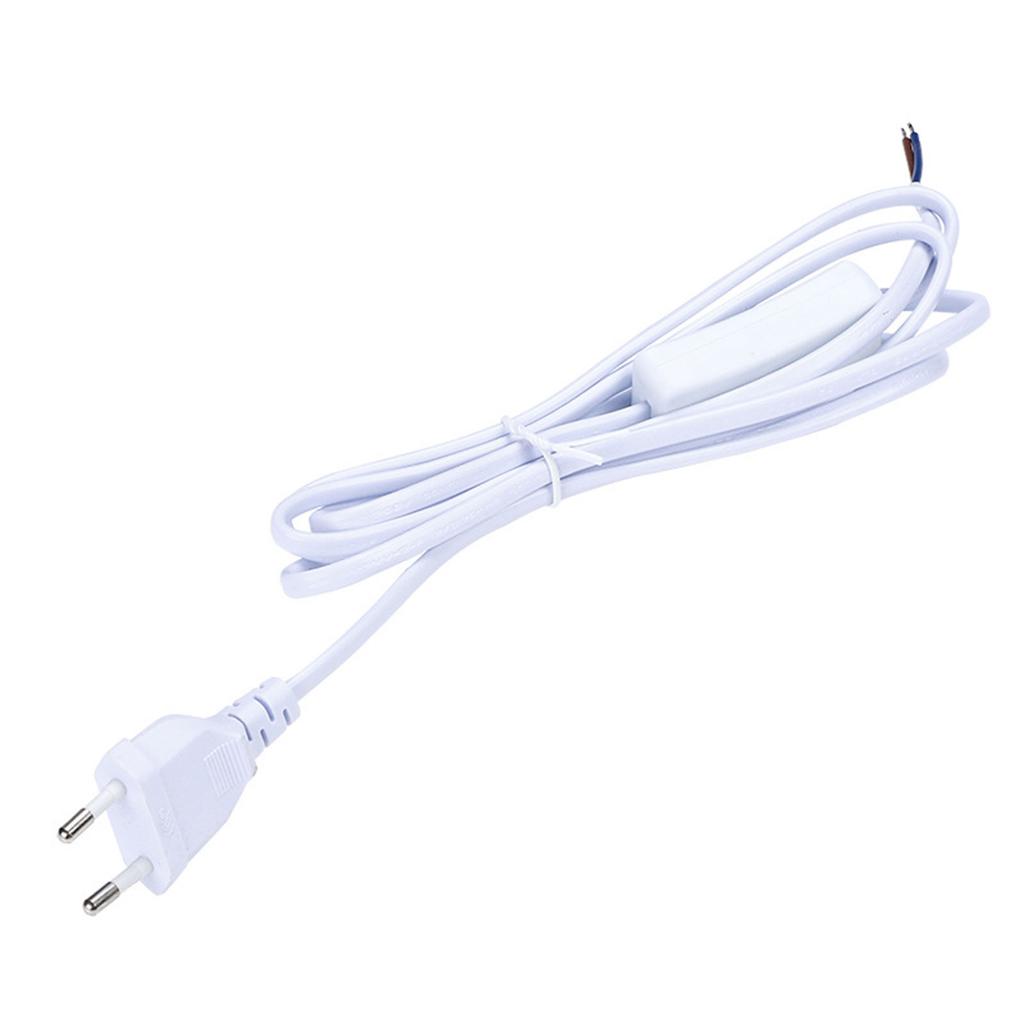 LED Tube Light Power Extension Cord with On/Off Switch Replacement EU Plug LED Wire Connector Power Cord 6FT/1.8M