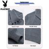 PLAYBOY Men's Thickened Knit Sweater