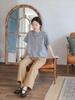 B:MING LIFE STORE by BEAMS S/S TEE SIMPLE YET Original Cotton T-Shirt (S-M) Women's TOP_GREY S
