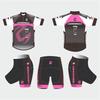 Kinder Fahrradoutfit Kurzarm Set Atmungsaktives Netz Reitanzug Laufrad Roller Skateboarden