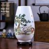 Modern Minimalist Ceramic Vase for Dried Flowers - Porcelain Ornament for Living Room Decor