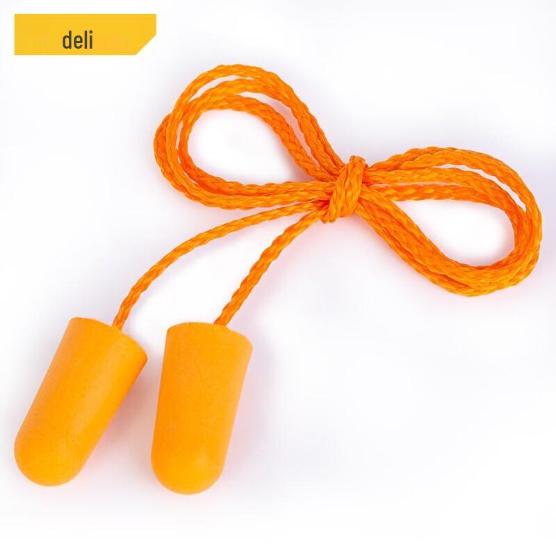 Deli DL523002 Bullet-shaped PU Earplugs