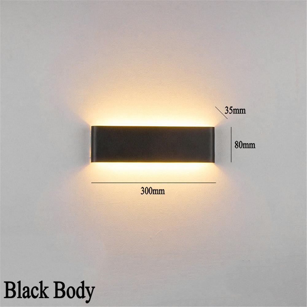 Modern 12W LED Indoor Wall Lamp Bedroom Bedside Mirror Front Light Aisle Corridor Home Lighting Aluminum Wall Sconce AC85-265V
