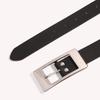 New Large Rectangular Buckle Basic Flat Plate Women's Belt PU Pin Buckle Fashionable and Versatile Women's Belt