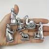 7pcs/set Handcrafted Nativity Scene Set Mini Resin Figurines for Christmas Religious Decor Perfect for Bedroom Display