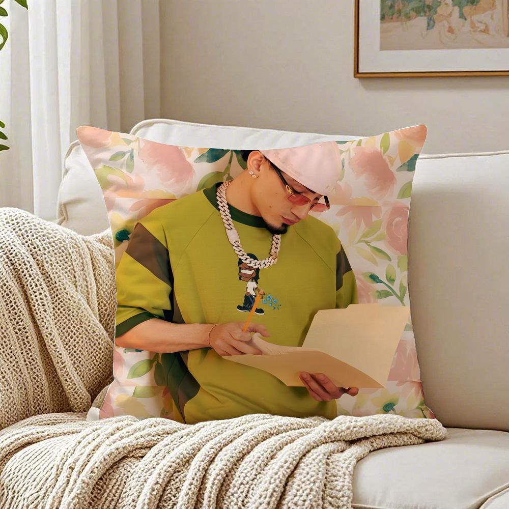 O-Omar Courtz Trendy Idol Cushion Cover Pillowcase Anti-Dustmite Living Room Sofa Decor Cushion Room