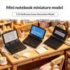 Mini Dollhouse Simulation Laptop Eco-Friendly Material Realistic 1:12 Mini Decor for Dollhouse Decoration Kids Role Play Gifts
