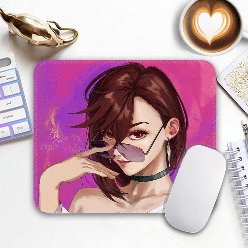 Sexy Anime Standard Mouse Pad Edge Stitched Small Mizuhara Chizuru R_Rent A Girlfriend Anime Mousepad Non-Slip Office Mousemats