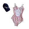[Daydream] Polka Dot One-piece Swimsuit Korean Ins Style Bikini Vacation Swimsuit One-piece Conservative Pure Summer