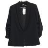 Alice+olivia Black Shawl Collar Side Slit Jacket Jacket M blackUsed