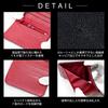 [Revetta] Stingray Leather Bi-fold Wallet, Galusha, Black/Red, Caviar Finish, Men's Genuine Leather [253stw-1]
