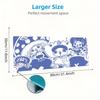 Chopper Excited Jump Cartoon Style Print  Cushion Non-slip Laptop Tablet Big Mousepad XXL Mat Mini PC Playmat With Lock Edge