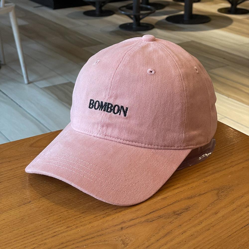 

Washable Sports Baseball Cap Adjustable Outdoor Snapback Hat Vintage Duck Tongue Cap Unisex розовый