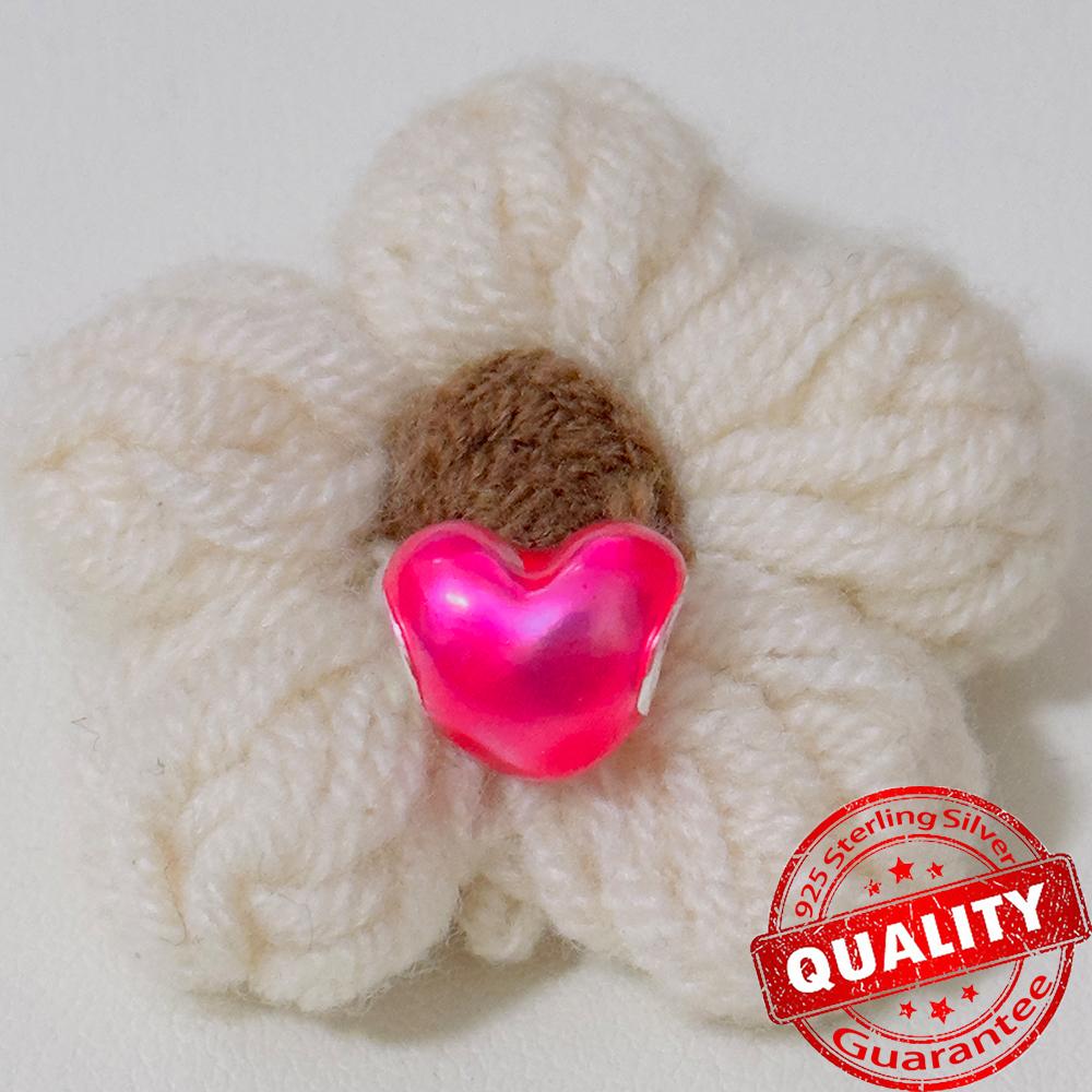 Precious Copper Sparkling Heart Double & Pavé Infinity Knot Dangle Charm Fits 3Mm Bracelet Diy Mother Birthday Gift