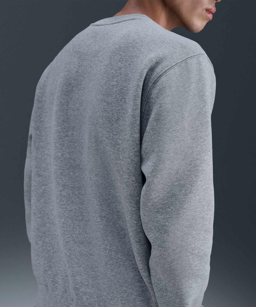 NIKE Club Fleece Crew M - Dark Grey Heather:White / Fn3887-063