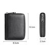 Practical Women Men 20 Detents Credit Card Holder Multi-function Zipper Leather Wallet Business Card Purses Fashion Card Case