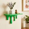 Plastic Melting Wall Shelf 3D Printed Wall Storage Rack Drip Floating Shelf  Potted Display