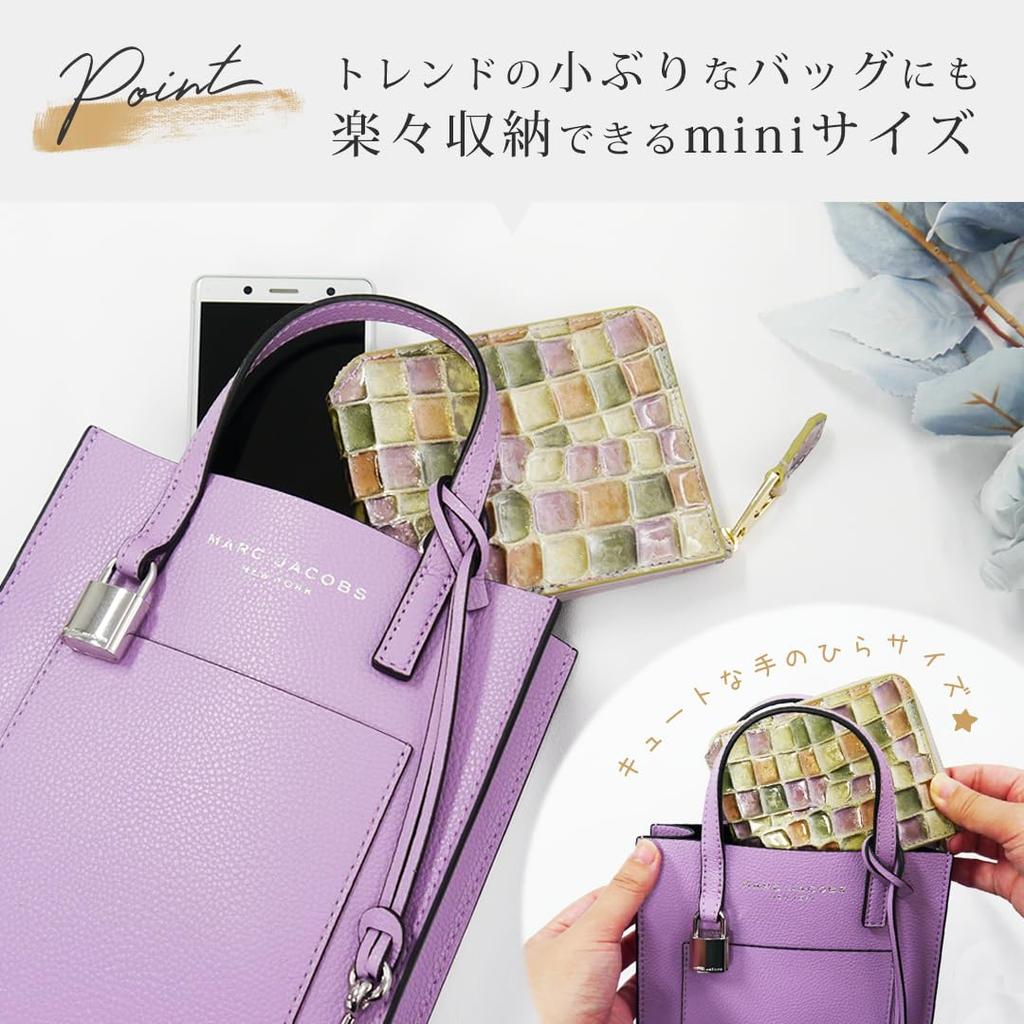 Large Genuine Easy to Brand Day Comes with Gift Box [Linle] Women's Bi-fold Wallet, Compact, Small, Foldable, Capacity, Thin, Leather, Leather, Use,