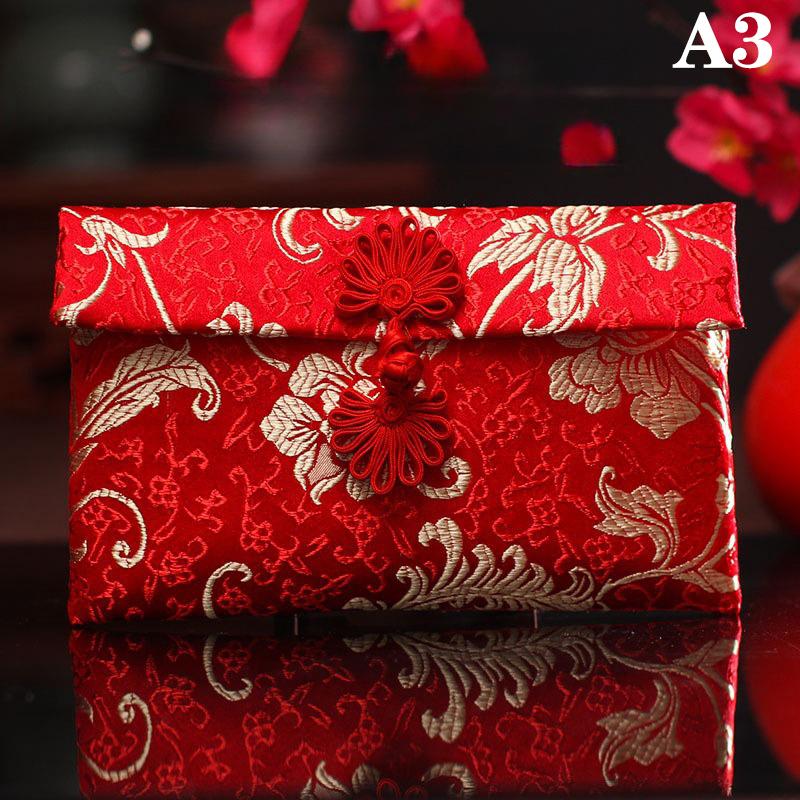 Chinesischer Knoten Roter Umschlag Geschenktüte Jahr Rote Umschläge Traditionelle Hochzeit Glückstasche Quastentaschen für Hochzeit Frühlingsfest