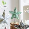 Christmas Glowing Tree Topper Five-pointed Star Shining Lamp Xmas Colorful TopStar Ornaments Navidad Decora