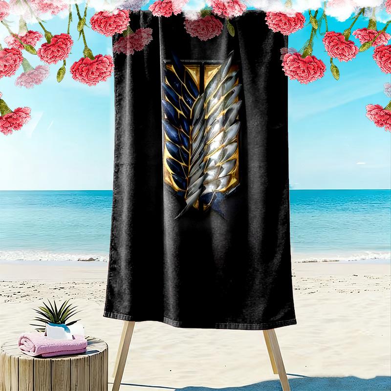 Guardian Realm beach towel soft Beach towel for vacation photos quick-drying swim towel seaside Absorbent bath towel Fashion Comfort beach
