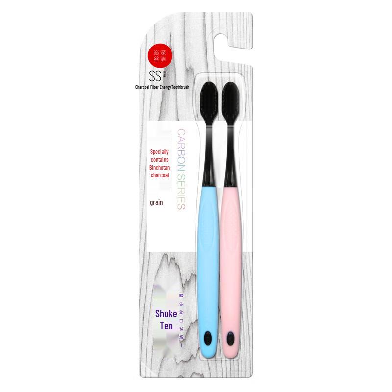 Shuke Carbon Silk Soft Toothbrush - 6-Pack