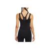 Nike Solid Color Sleeveless Fitted Crop Tank Top Women Tops Black HV3654-010