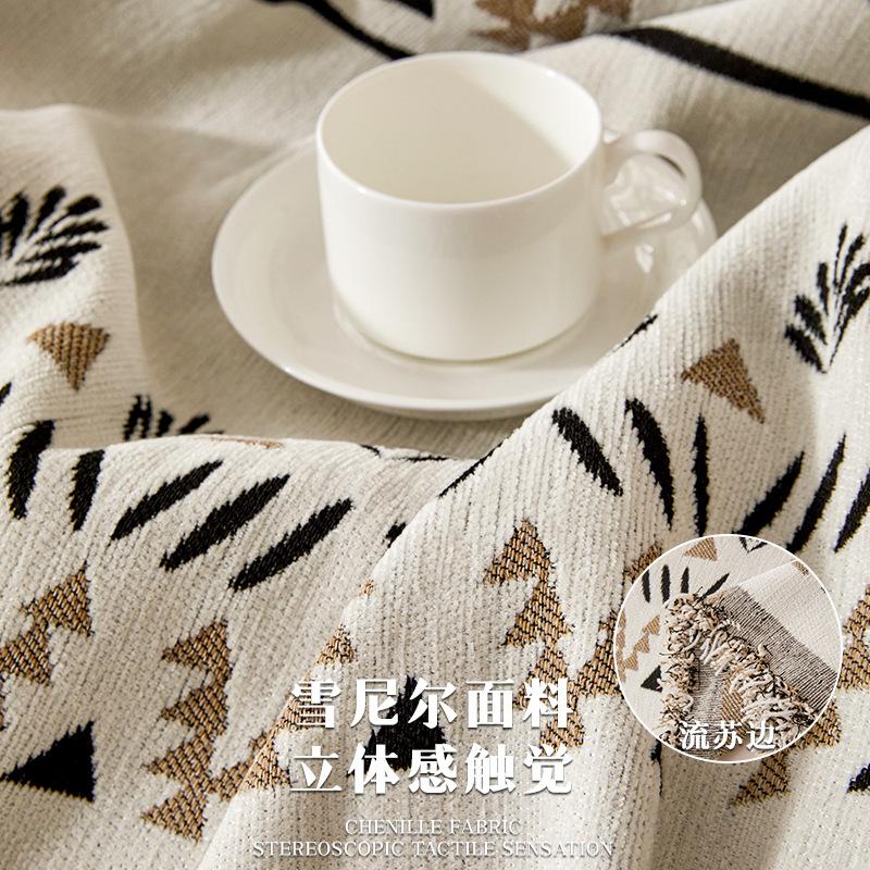 Bohemian Style Thick Chenille Cat Scratch Resistant Sofa Cover One Piece All Season Couch Protector