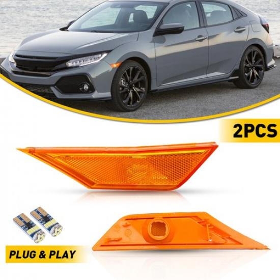 For 2016- Honda Civic Driver And Passenger Side Marker Light Reflector EOA