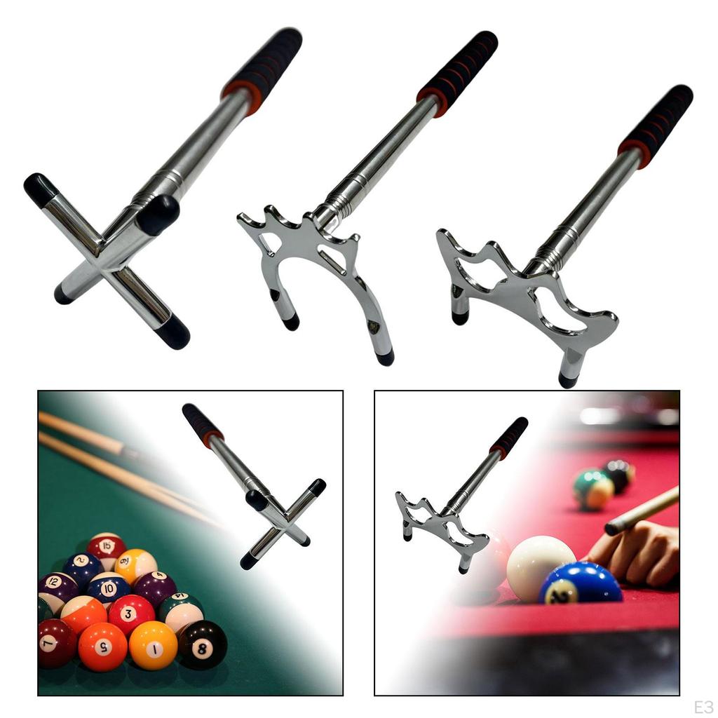 Verstellbare Billard Queue-Brücke mit abnehmbarem Kopf für Indoor-Billardspiel