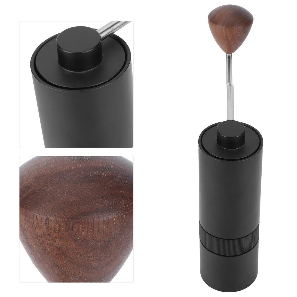 Tragbare manuelle Kaffeemühle Einstellbare Kaffeebohnenmühle Mahlmaschine Haushalt Küche