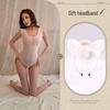 Night Listen Fragrance Lingerie: Sexy See-through Japanese Sling Bodysuit with Open Crotch, Swimsuit-style Pajamas