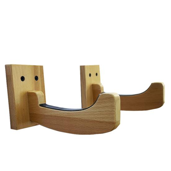 2Pcs Surfboard Wall Hanger Scratch-proof Easy Installation Surfboard Display Rack Beech Snowboard Rack Organizer