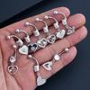 Fashion Heart Stainless Steel Belly Button Ring Shiny Zircon Dangle Navel Ring For Women Sexy Body Piercing Beach Jewelry