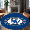 1pc Football Team (40) Design Printed Area Round Carpet for Bedroom Living Room Home Decor Rugs Mat Non Slip Mat Rug for Bedside