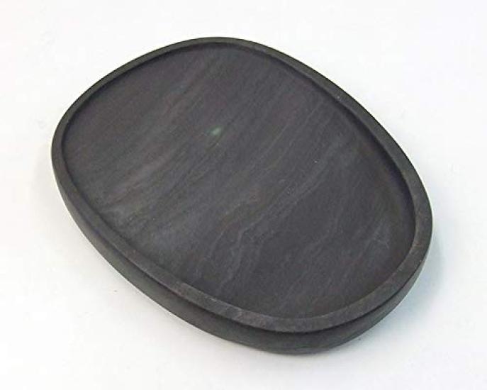 Duanxi Shinkengjai Rock Pond Inkstone 5 Inches Inkstone Egg-shaped