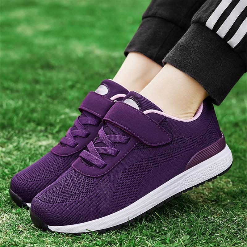Shoes for Women 2024 Spring Summer New Sports Shoes Large 35-46 Casual Hiking Shoes Anti-slip Breathable Mesh Vulcanized Shoes