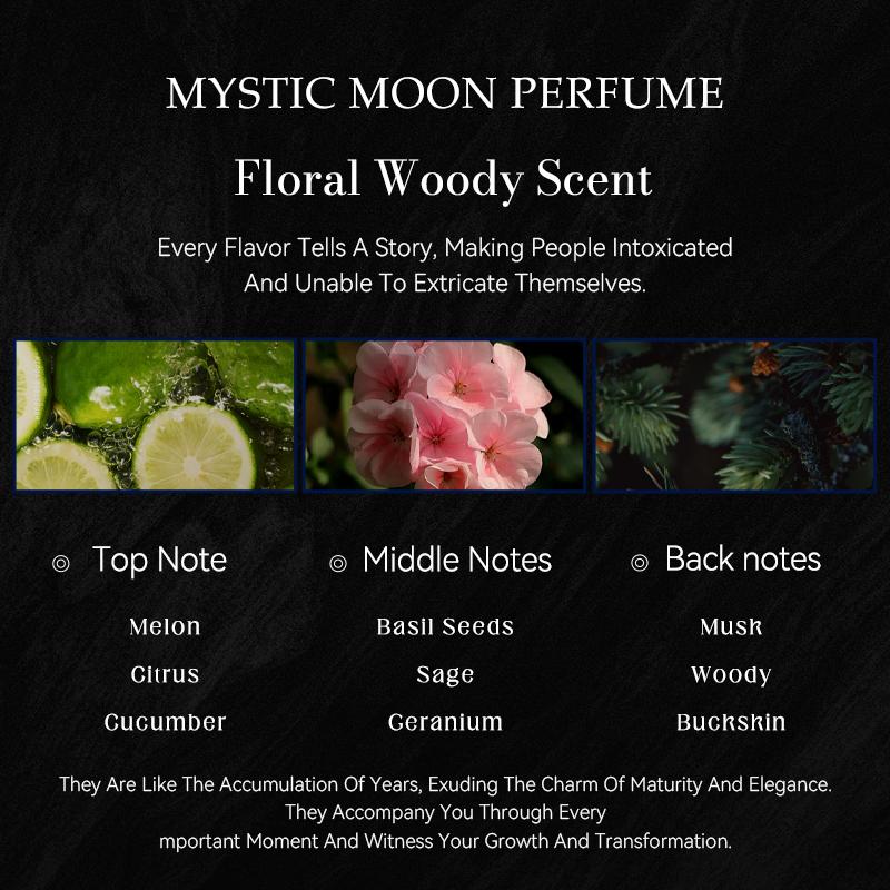 deold Mystic Moon Blue Perfume for Men 50ml – Fresh Aromatic Woody Long-Lasting EDT
