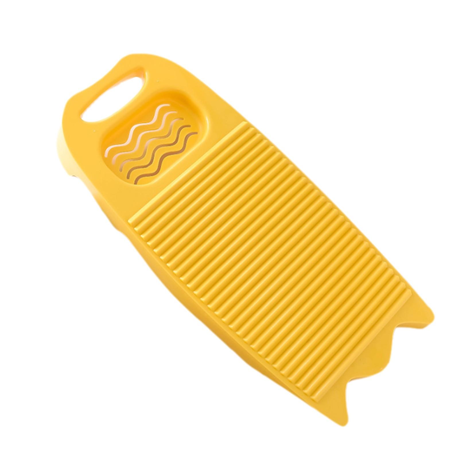 

Утолщенный для стирки одежды, нескользящий, таз для стирки, пластиковая прачечная One Size жёлтый