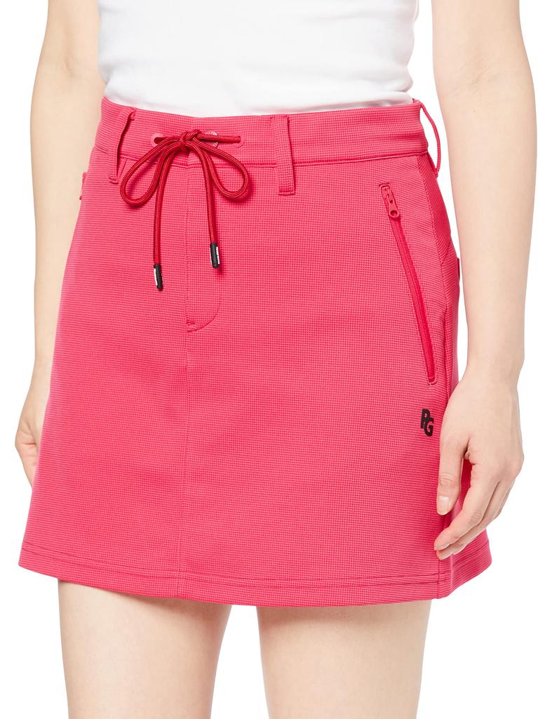 Skirt Drawcord Golf 0 [Pearly Gates] Women's (waist Specification/cardboard Houndstooth) / / 055-3134402 090_Pink [S]