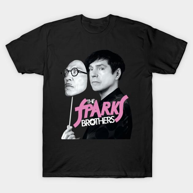 

Men Black Print T-shirt Sparks Brothers No-Cut Transfer Paper Print Cotton Tshirt L чорний