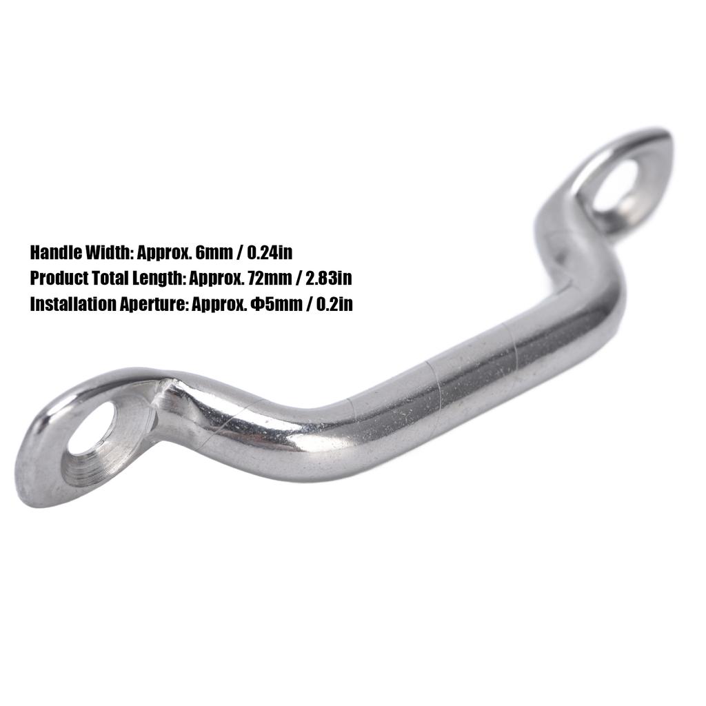 Boat Top Pad Eye Deck Loop Tie Down 316 Stainless Steel Set Kit for Fixing Boat Top Eye Eye Strap Boat Top Pad Eye Pad Eye