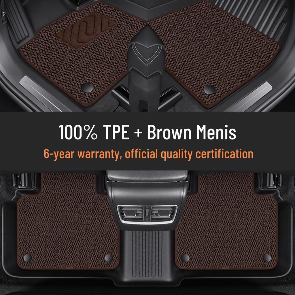 Volkswagen TPE Car Floor Mats for Tiguan L, Sagitar, Bora, Lavida, New Sagitar, T-Cross, Polo, Talagon, Lamando, Teramont