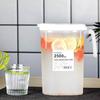 Large Capacity Plastic Cold Water Kettle with Tea Infuser - High Temperature Resistant